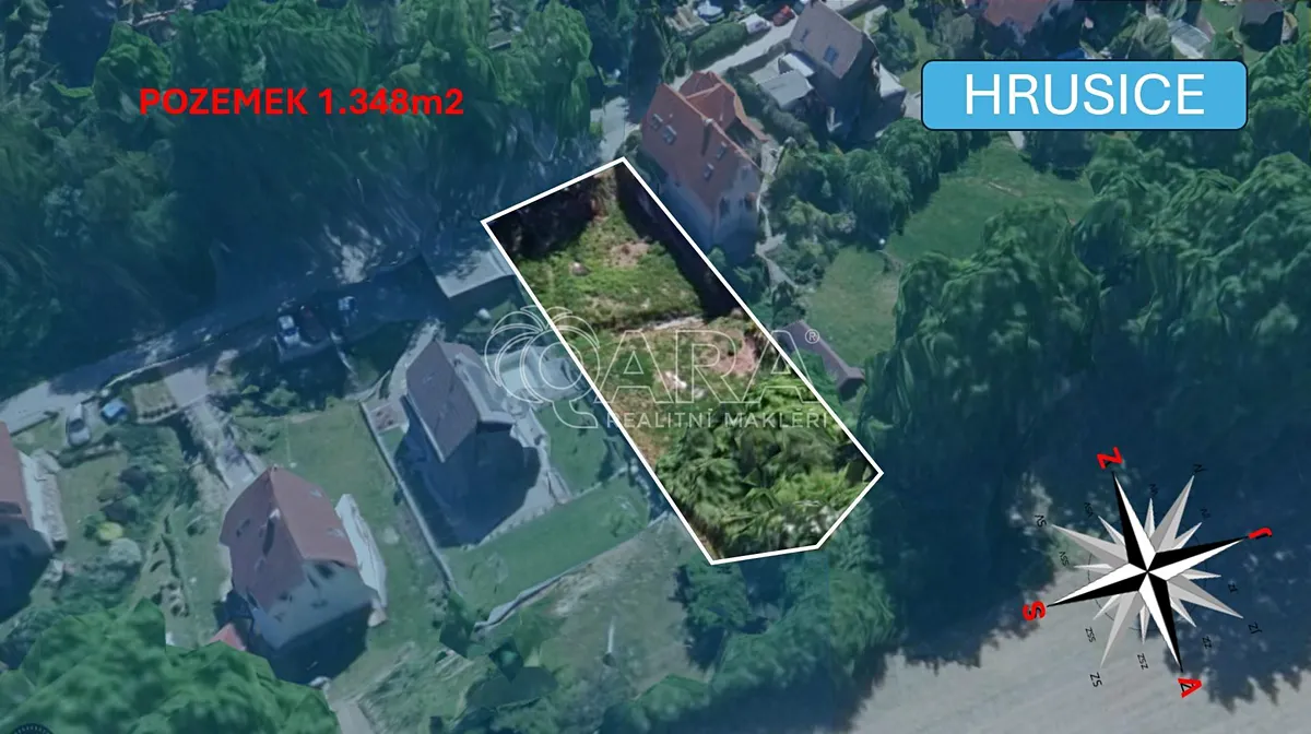 Prodej stavebního pozemku 1348 m²